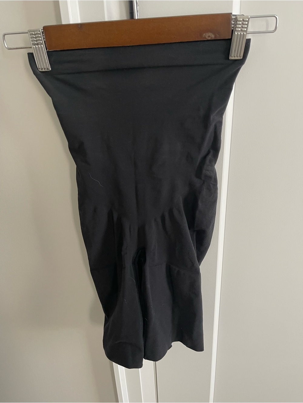 SPANX Black High-Waist Shaping Shorts